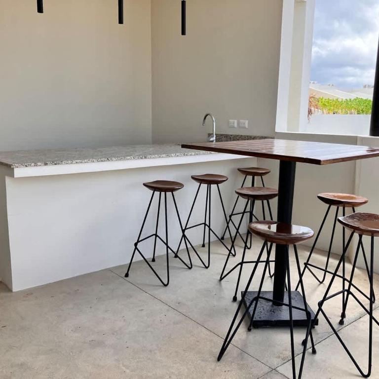 Tulum Center family double suite four guest with free parking pool AC kitchenette near Beach - Apartment - 23