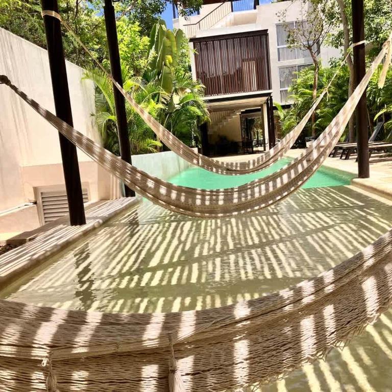 Tulum Center family double suite four guest with free parking pool AC kitchenette near Beach - Apartment - 26