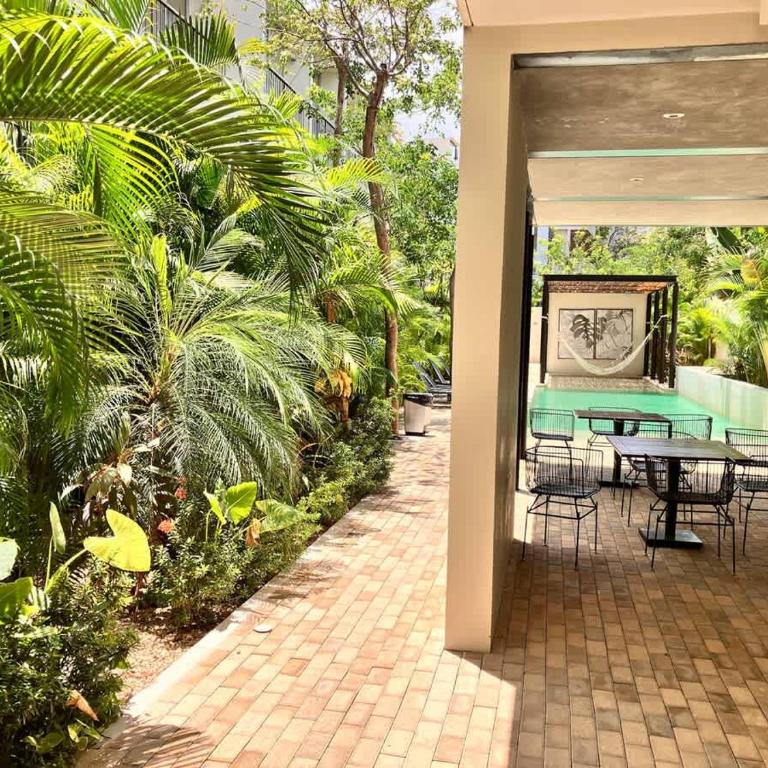 Tulum Center family double suite four guest with free parking pool AC kitchenette near Beach - Apartment - 34