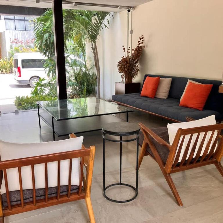 Tulum Center family double suite four guest with free parking pool AC kitchenette near Beach - Apartment - 38