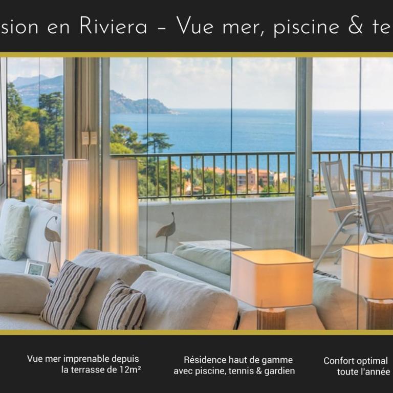 2-Bedroom Apartment with Sea View, Pool & Tennis Cannes - Apartment - 1