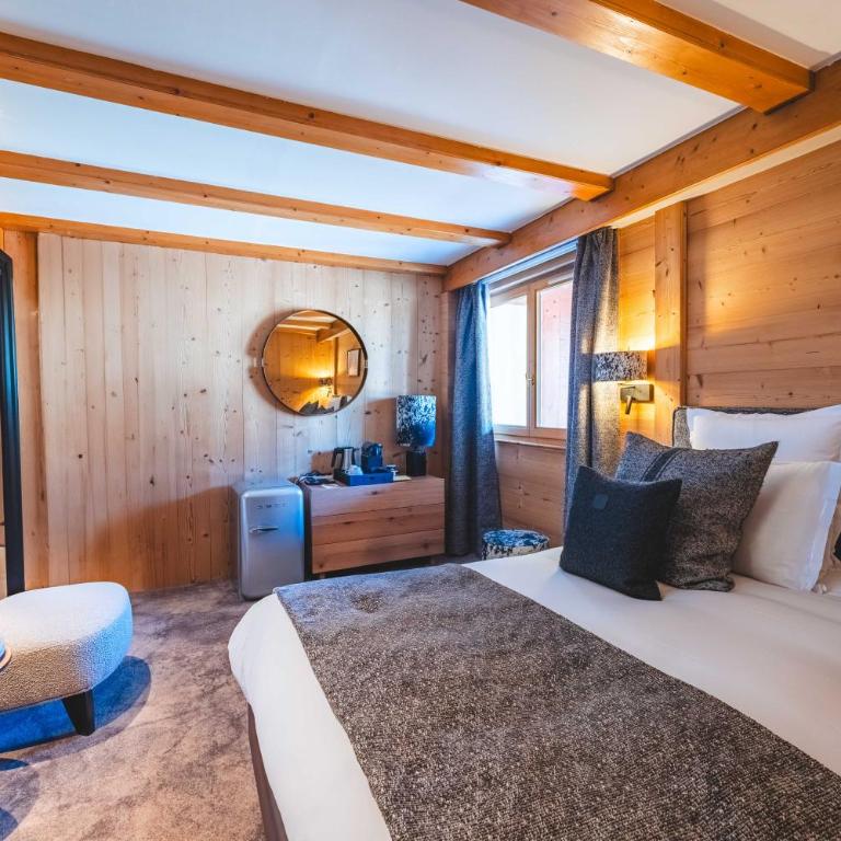 Hotel Le Carlina Courchevel 1850 - Chambre Supérieure Lit Queen-Size - 5