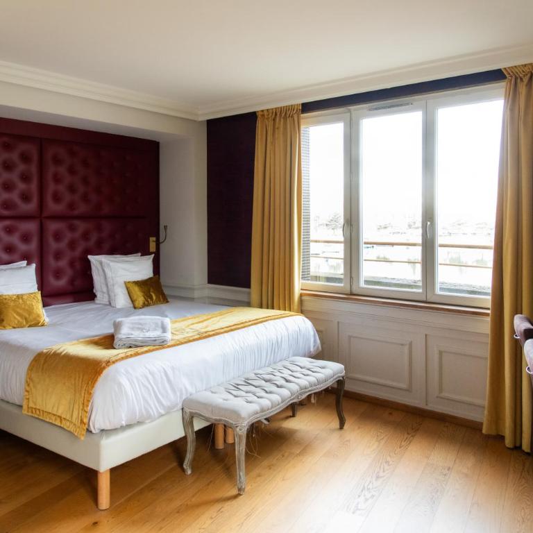 Les chambres du Waterzooi - Suite avec Terrasse - Vue sur Port - 1
