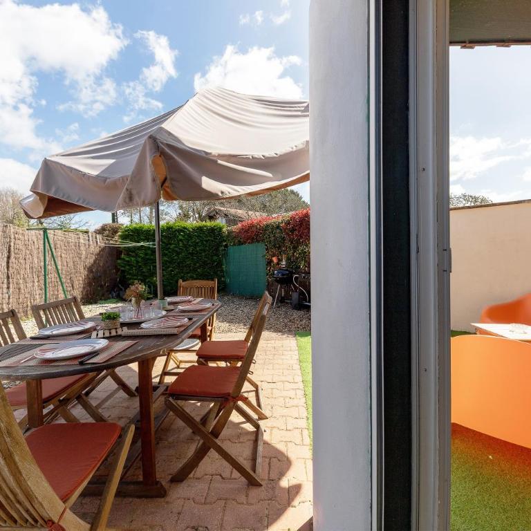 Villa 13 - En duplex jardin privé à 400m du lac - Casa con 2 Camere da Letto - 14