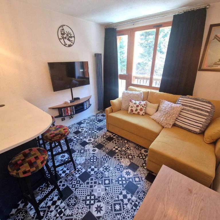 Studio 4 pers rénové, central Valfréjus, balcon - FR-1-265-363 - Estudio - 5