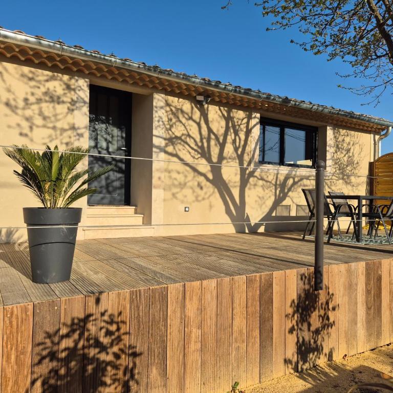 Appartement 80m2 entre vignes et Mont Ventoux - Appartement 2 Chambres - 1