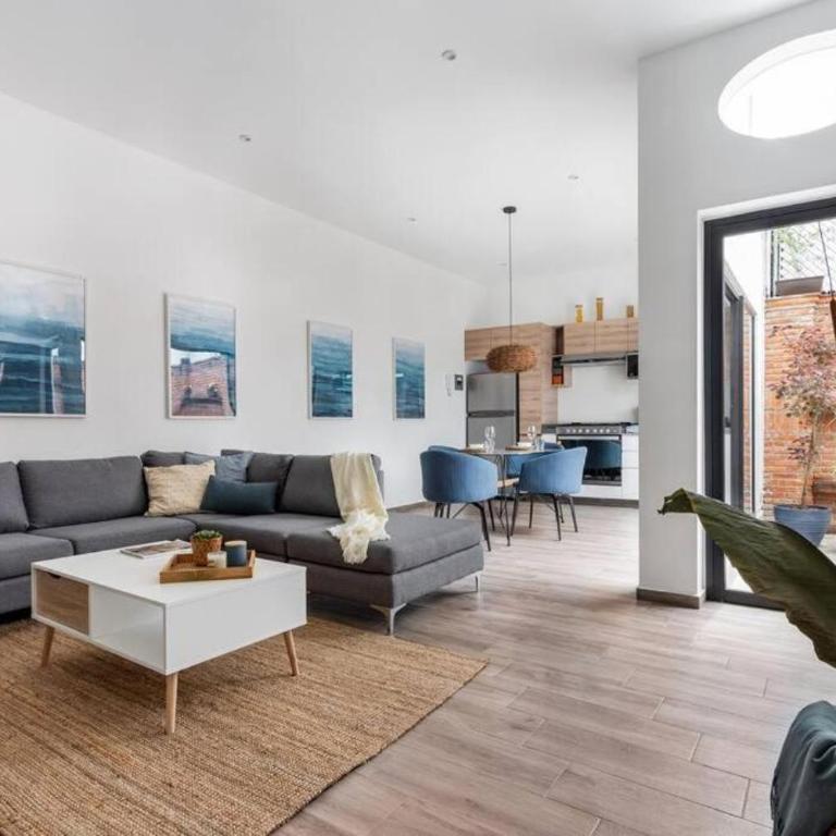 2 - Apartamento Privado Cama King Size, Terraza Privada Roma Sur - Apartamento de 2 dormitorios con terraza - 1