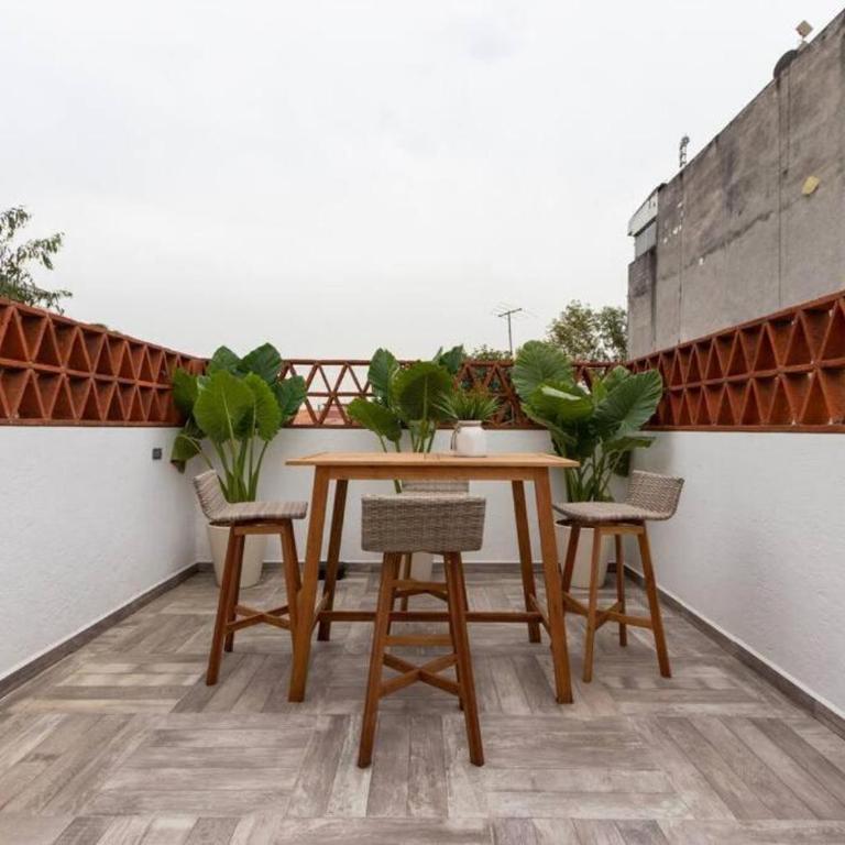 1 - Loft Privado Cama King Size Roma Sur - One-Bedroom Apartment - 6