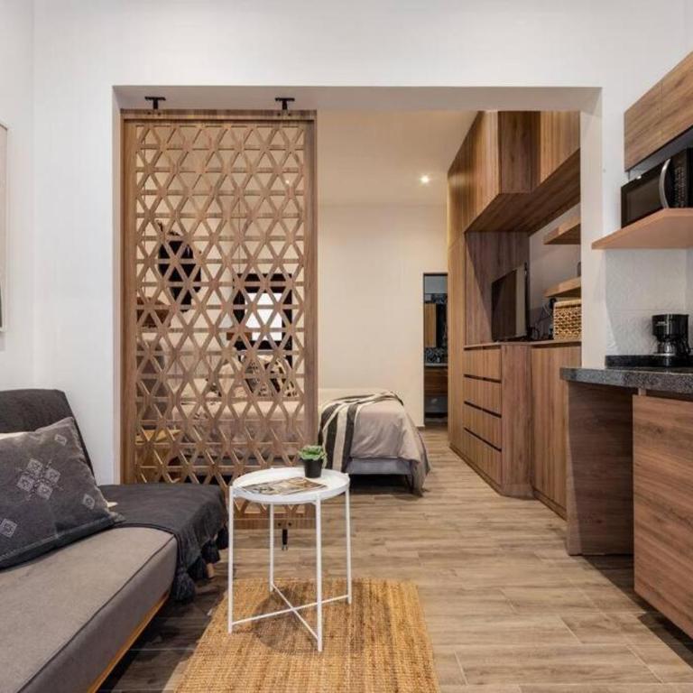 1 - Loft Privado Cama King Size Roma Sur - One-Bedroom Apartment - 9