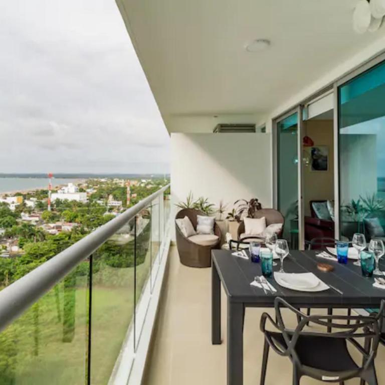 Exclusivo apartamento en Cartagena con vista al mar - Apartamento de 1 dormitorio - 77