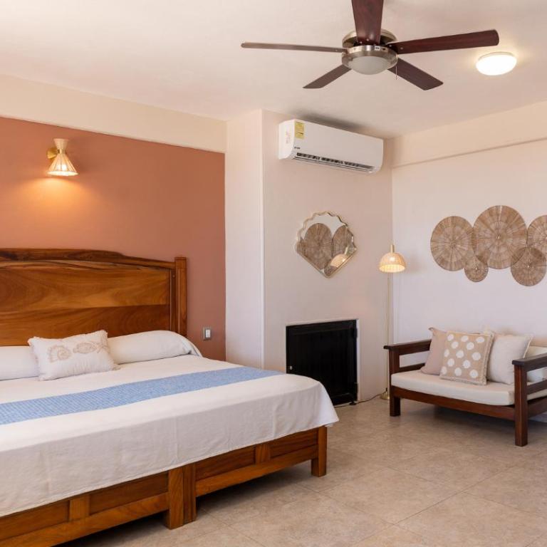 Hotel El Mirador - Habitación con cama extragrande y vistas al mar - 10