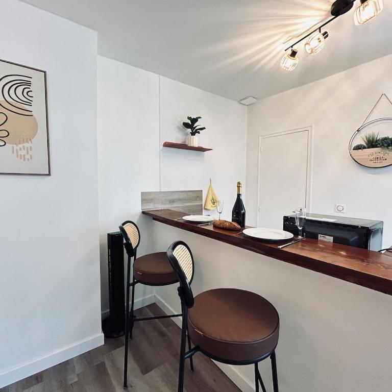 Chez Cath Studio neuf cosy proche centre-ville - Appartamento con 2 Camere da Letto - 17