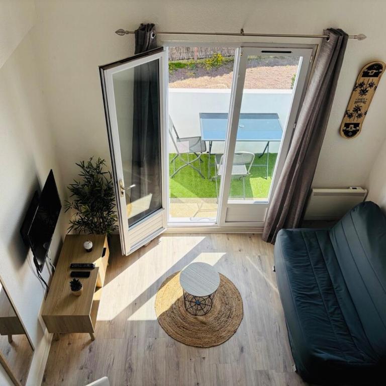 Duplex cosy neuf - wifi - balcon - en bordure de forêt de pins - proche plage - Appartamento con 1 Camera da Letto - 2