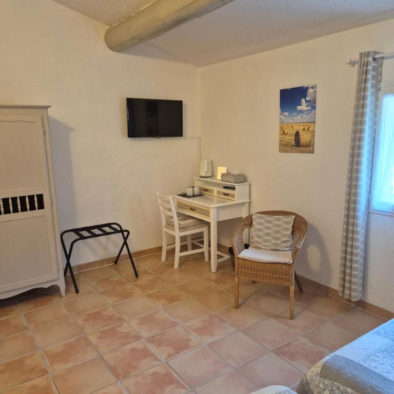 Mas Clement - Chambre et table d'hôtes - Habitación Doble - 2 camas - 3