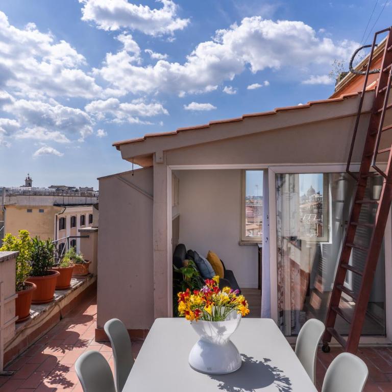 Attic with terrace Spanish Steps exclusive - Appartamento con 2 Camere da Letto - 35