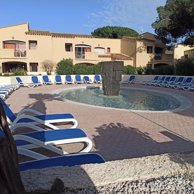 Le Cap d'Agde 2 pièces climatisé résidence Odalys St Loup en RDC avec terrasse - One-Bedroom Apartment - 51