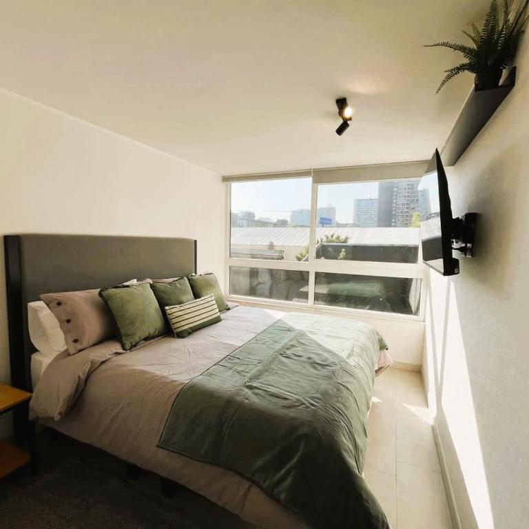 HOM I Nuevo y Luminoso Depto 2D1B en Nunoa 3PAX - Apartamento - 55