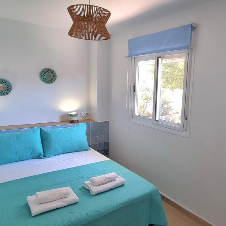 Alborán - Apartamento con piscina privada y jardín cerca de la playa aire acondicionado - Apartamento de 2 dormitorios - 14
