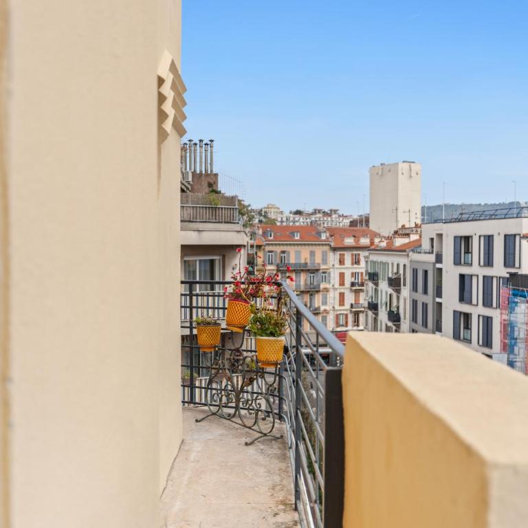 Appartement Gare Nice Ville - Apartamento de 1 Dormitorio con balcón y vistas a la ciudad - 38