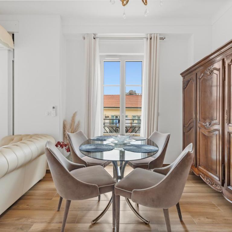 Appartement Gare Nice Ville - Apartamento de 1 Dormitorio con balcón y vistas a la ciudad - 9