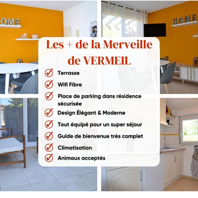 La Merveille de VERMEIL - Parking - Climatisation - Terrasse - Apartamento - 4