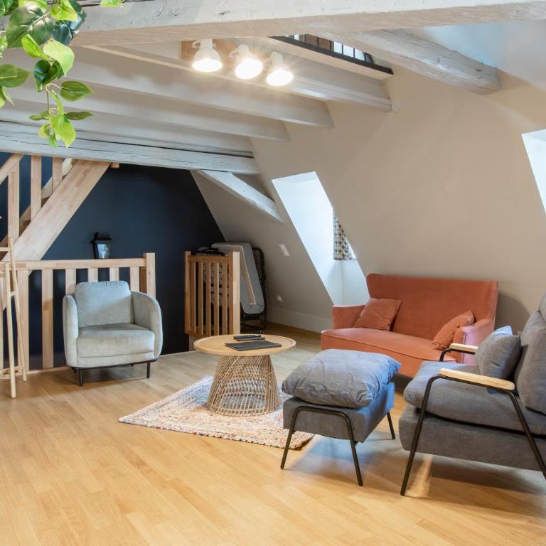 Duplex atypique au cœur de Mulhouse - Apartamento de 1 dormitorio - 8