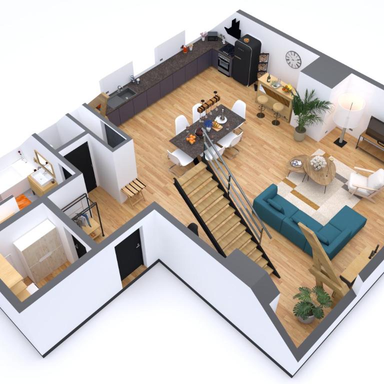 Elegant 120m2-Face cathedrale-6 pers-free Parking - Appartement 2 Chambres Deluxe - 28