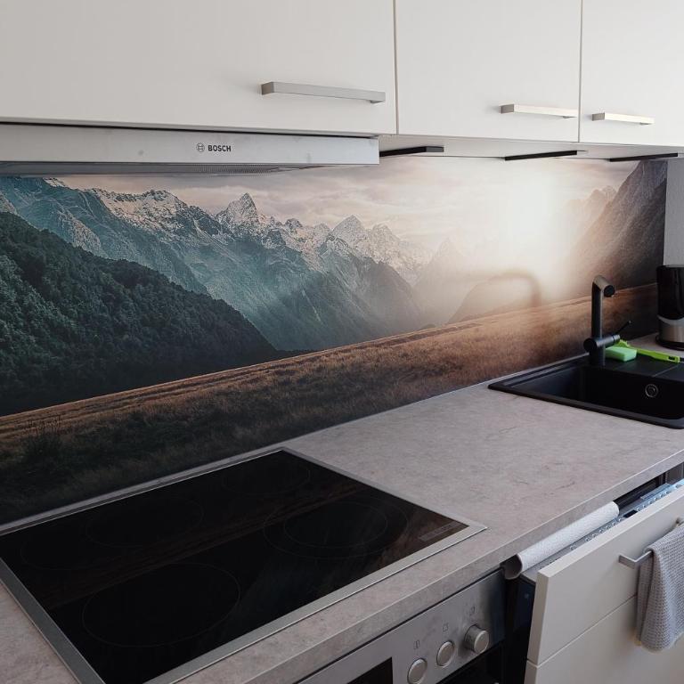Hindelang Hideaway, Newly Renovated, Southern Balconies, Central Location - Apartment mit 1 Schlafzimmer, Balkon und Bergblick - 12