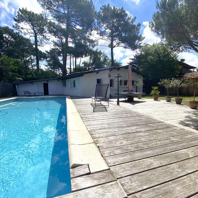 Villa plain-pied avec piscine et jardin arboré à Lège-Cap-Ferret - Villa 3 Chambres - 1