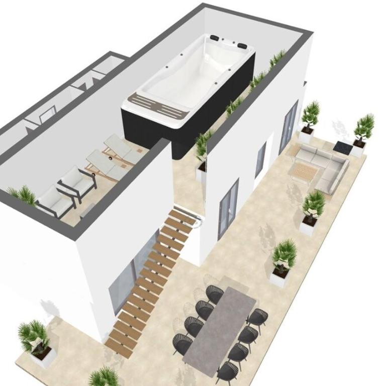 CS Skyline rooftop spa de nage - Apartment mit 3 Schlafzimmern - 39