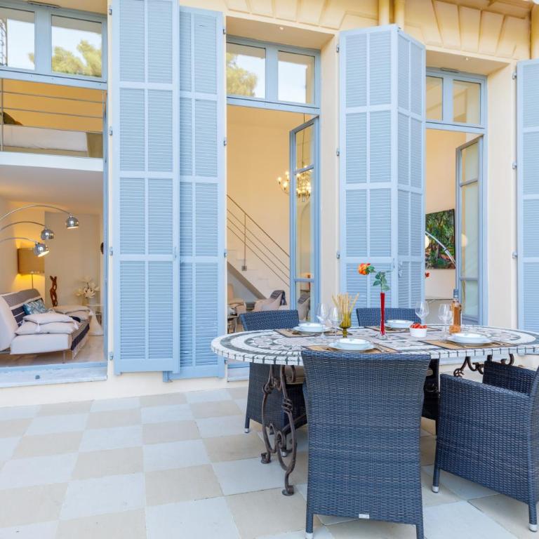 Luxury Historic Suite with Private Beach, Pool & Tennis near Monaco - Appartement 2 Chambres - 46