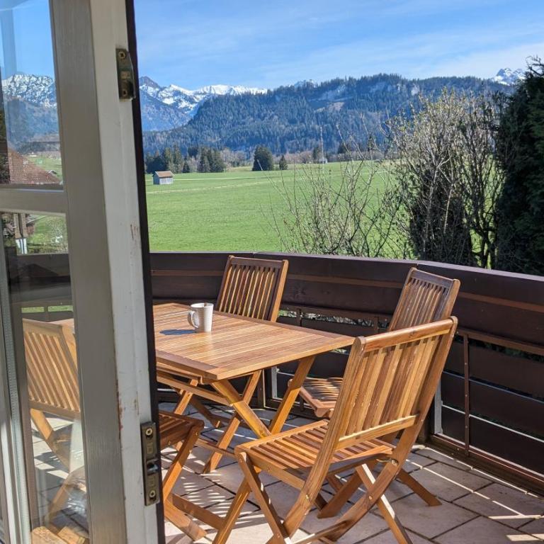 Ferienwohnung Alpengaudi in Bolsterlang Sommerbergbahn kostenlos - Apartment mit 2 Schlafzimmern und Bergblick - 4
