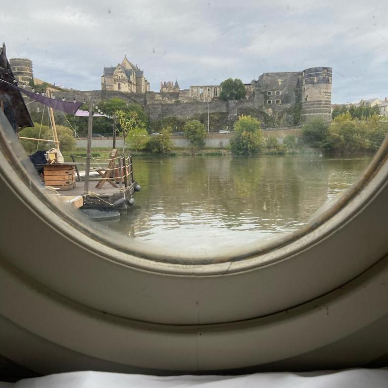 Bateau traditionnel de Loire face au château d'Angers - Mobile Home - 1