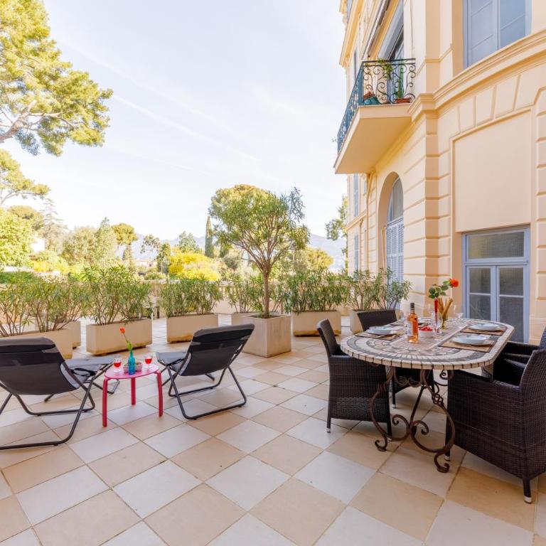 Luxury Historic Suite with Private Beach, Pool & Tennis near Monaco - Appartement 2 Chambres - 29