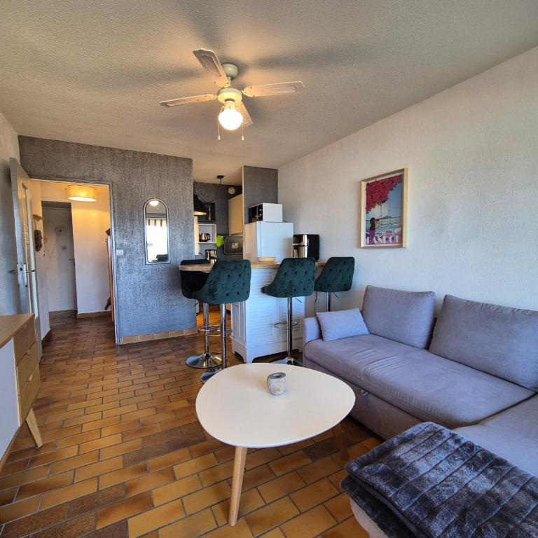 T2 vue mer, proche plage & parking privée - Appartement 1 Chambre - 9