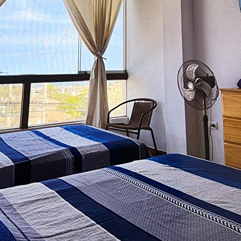 Casa Norte North Beach - Habitación Doble Deluxe con vistas al mar - 2 camas - 1