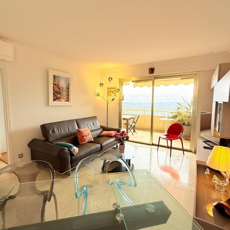 Nice 4 bedroom apartment with sea view - air conditioning - pool - Appartement - 1