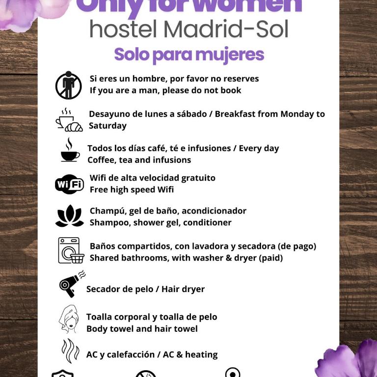 Only for Women Hostel Madrid-Sol - Bed in 6-Bed Female Dormitory Room - 1
