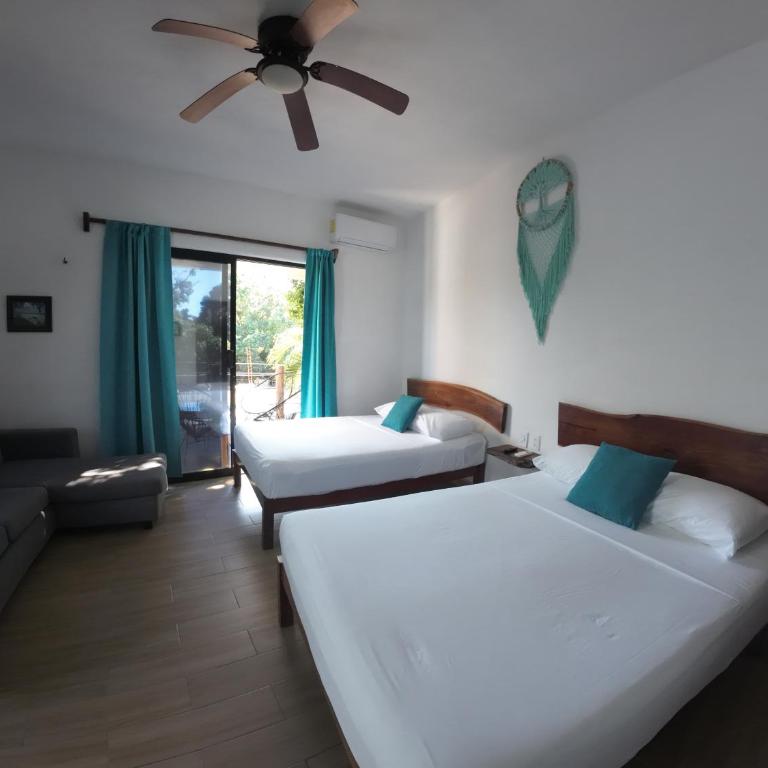Ade Hotel Bacalar - Habitación Doble Deluxe con balcón - 1