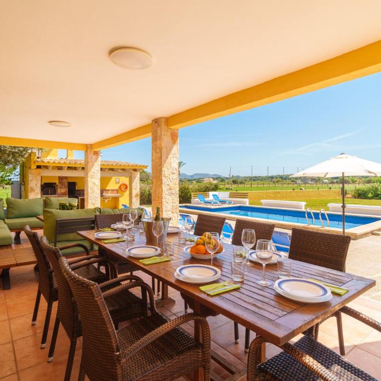 Villa Can Patriarca with Pool, Garden, Mountain Views, ideal for Families - Casa de 4 dormitorios - 12