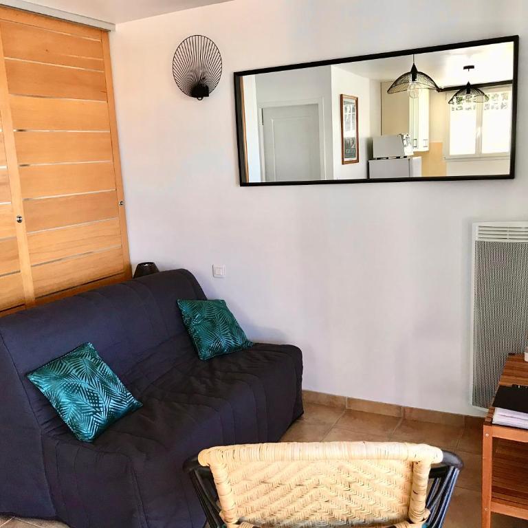 Giens-T2 charme-7m à pied plage - Rez de jardin - Apartment mit 1 Schlafzimmer - 8
