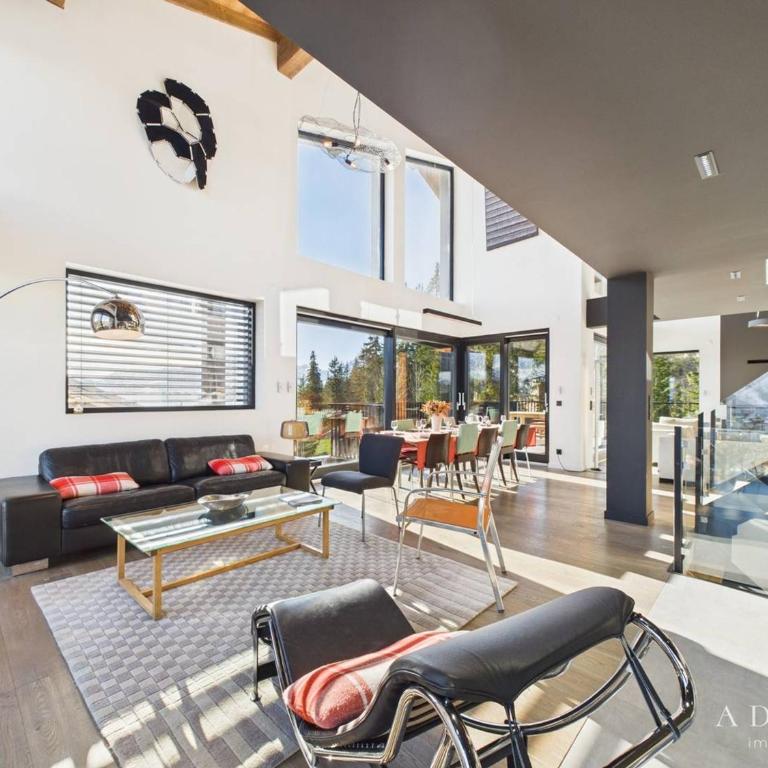 Luxueux chalet avec piscine, sauna et parking à La Rosière pour 10 personnes - Chalet mit 3 Schlafzimmern - 8