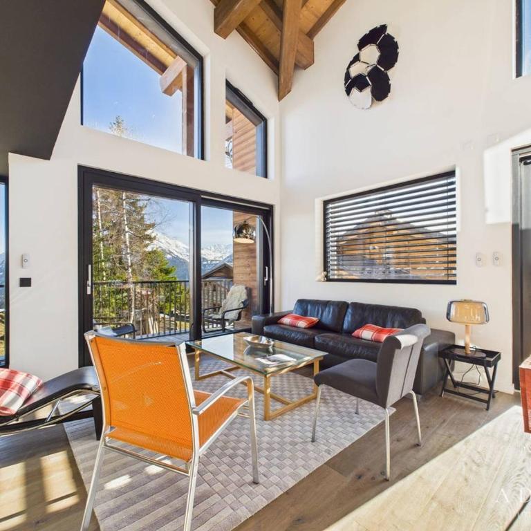 Luxueux chalet avec piscine, sauna et parking à La Rosière pour 10 personnes - Chalet mit 3 Schlafzimmern - 10