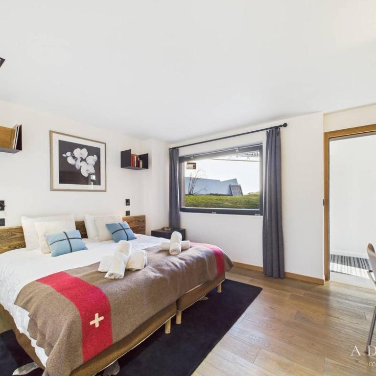 Luxueux chalet avec piscine, sauna et parking à La Rosière pour 10 personnes - Chalet mit 3 Schlafzimmern - 17