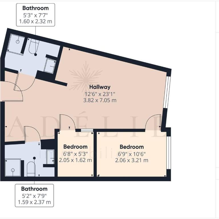 Appartement 2 pièces cabine - Centre station, Wifi gratuit, proche remontées mécaniques et garderie - FR-1-398-507 - Appartement (6 Adultes) - 14