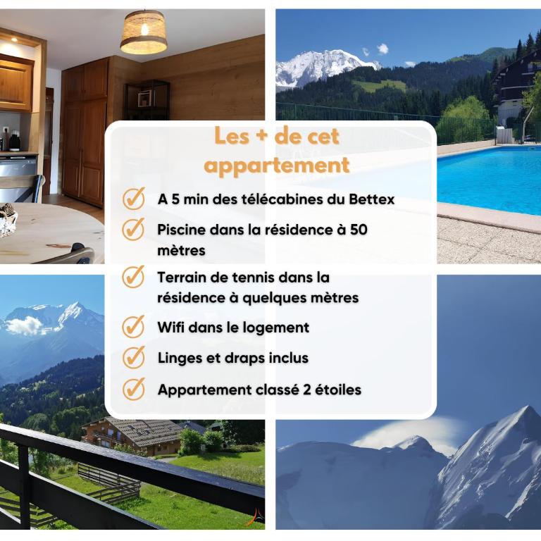 Duo Des Alpages vue exceptionnelle sur le Mont Blc - Appartement avec Vue sur la Montagne - 1