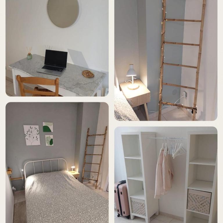 A l'aube des bains appartement T3, pmr, avec wifi,terrasse et parking - Appartement 2 Chambres avec Terrasse - 9