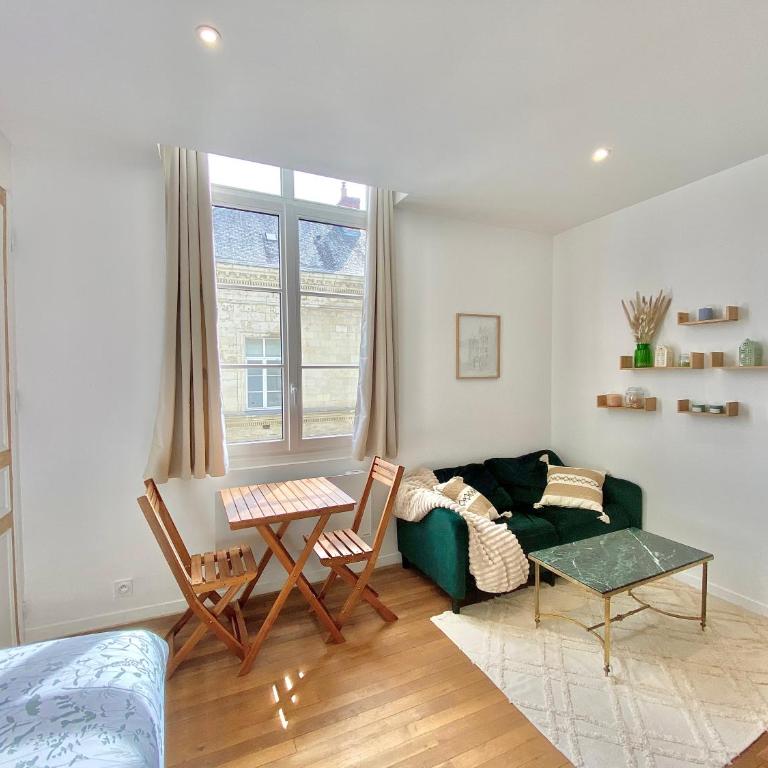 Grand studio rénové avec goût au coeur d'Angers, Centre des Congrès - Appartement 1 Chambre - 1
