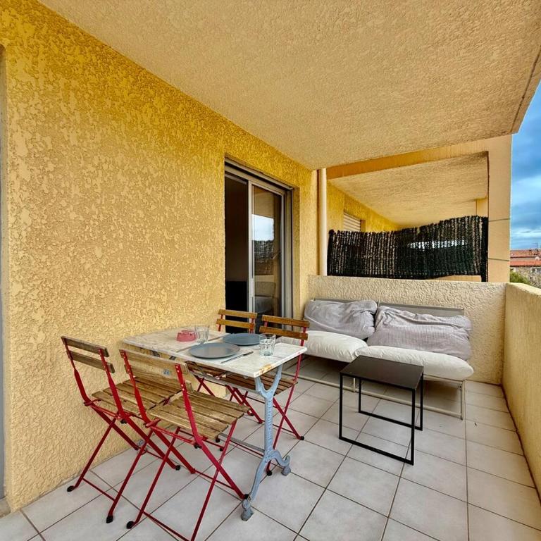 Central - Terrasse - Vue montagne - Appartement 1 Chambre - 11