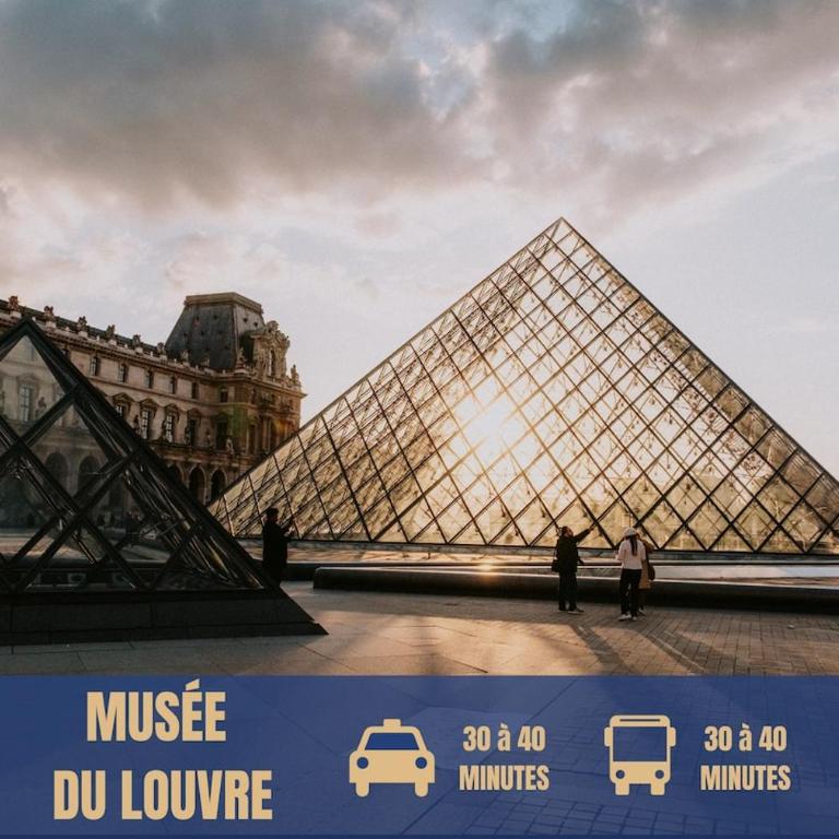9 min de la Basilique Saint-Denis - 10 voyageurs - Appartement - 2